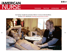 Tablet Screenshot of americannurseproject.com